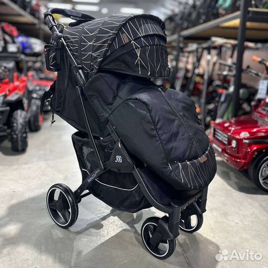 Коляска Baballo Future 2023 (zoloto Zigzag)