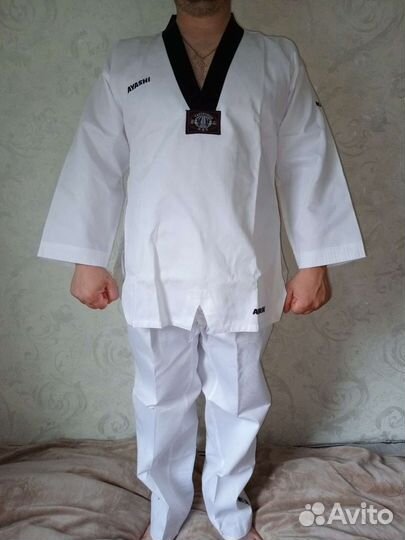 Кимоно ayashi для тхэквондо, рост 160, 180 см