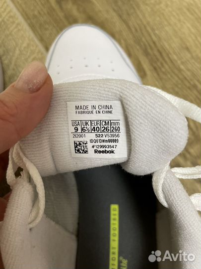 Reebok кроссовки новые оригинал