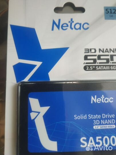 SSD 512gb Netac(новый)