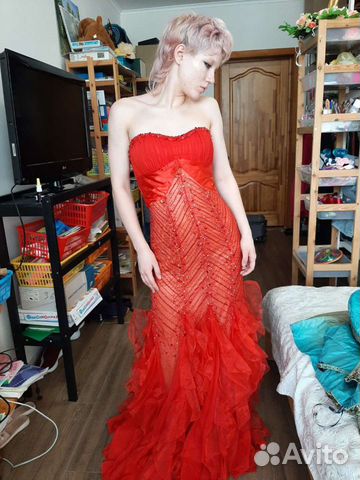 Платье Красное
