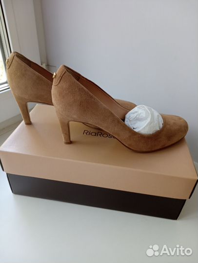 Туфли 36 размер, натуральная замша, 