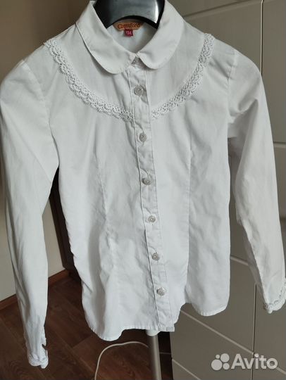 Блузка школьная 128, 134, 140