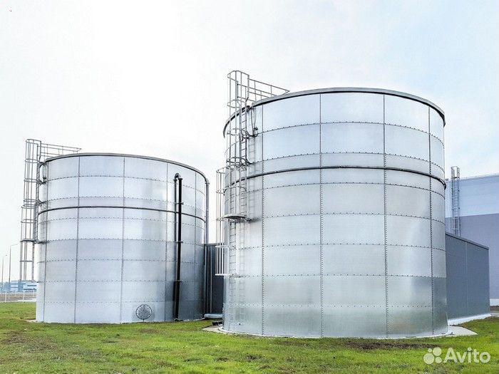 Резервуар вертикальный для топлива, для гсм 600м3