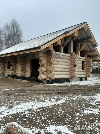 Тёплый шов, шлифовка, покраска, конопатка