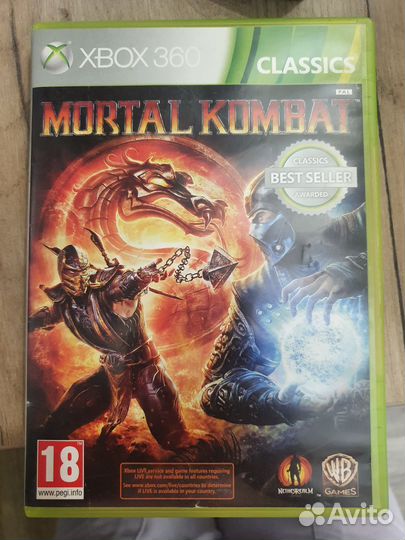 Игра для приставки xbox 360 Mortal Kombat
