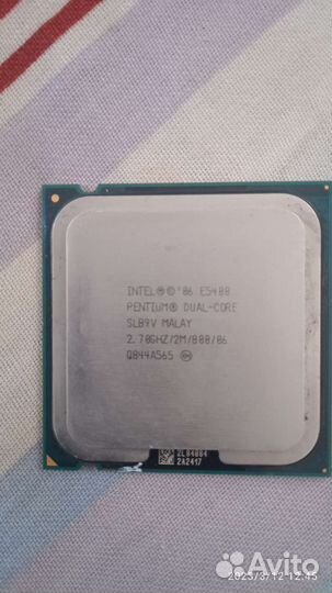 Процессор Intel pentium e5400. Dual Core