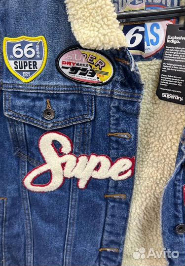 Куртка Джинсовка утепленная Superdry 48