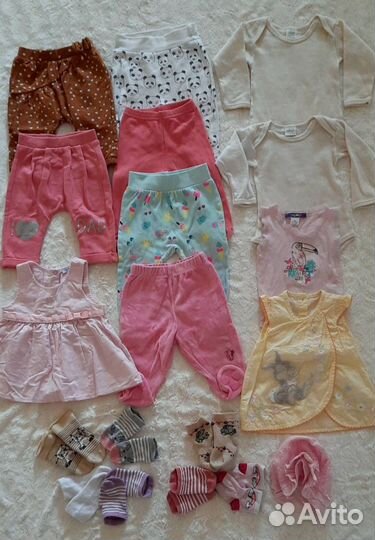 Брендовые вещи пакетом на девочку 68р