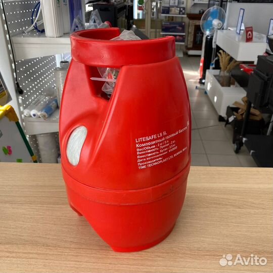 Легкий композитный газовый баллон, LiteSafe, 5 л