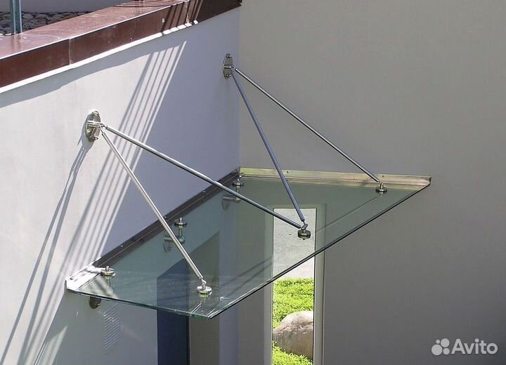 Навес из стекла