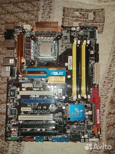 Материнская плата p5q-e на ремонт