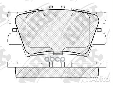 Колодки зад. toyota RAV 4,camry 06 PN1522 NiBK