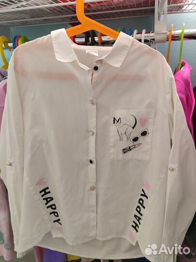 Школьные блузки р. 146