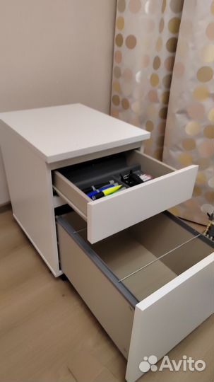 Тумба икеа офисная выкатная