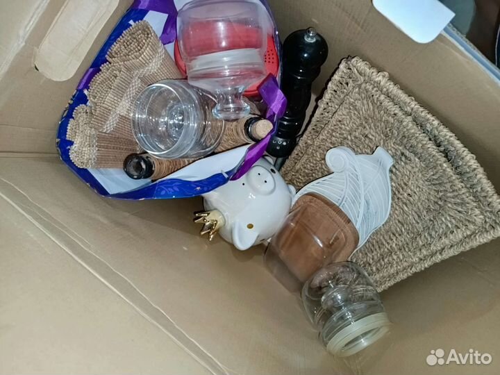 Посуда, текстиль пакетом