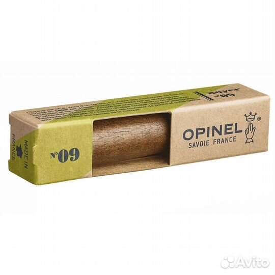 Нож складной Opinel №9 нержавеющая сталь рукоять орех