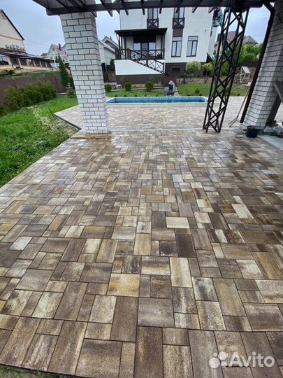 Брусчатка тротуарная плитка от завода