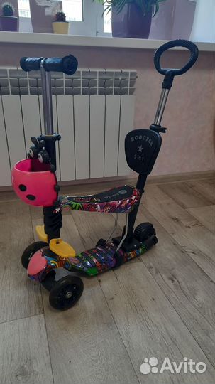 Самокат детский трехколесный 5 в 1
