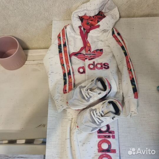 Костюм adidas для девочек 86 и кроссы adidas