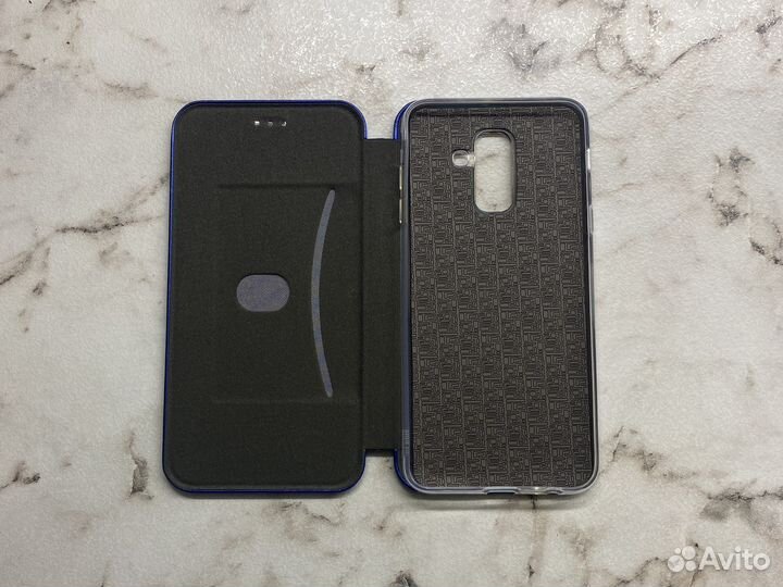 Чехол книжка на samsung a6 plus