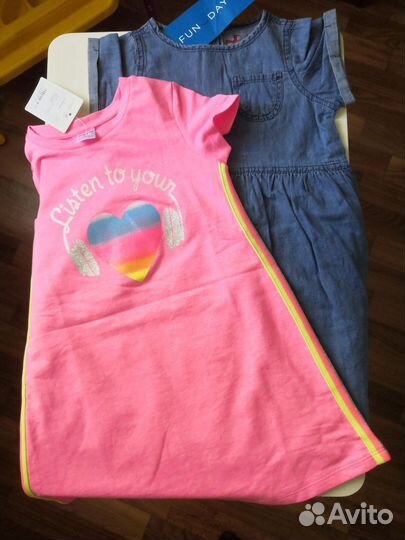 Новые детские вещи 110р