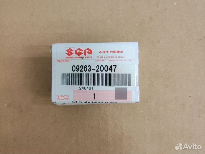 Подшипник suzuki 09263-20047
