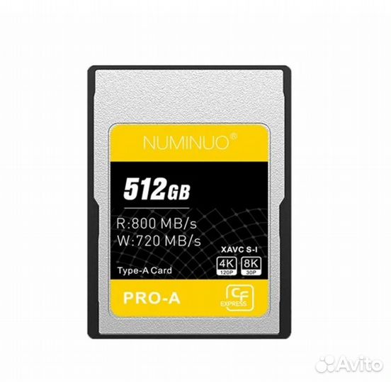 Cfexpress type a 512 Gb Niminuo