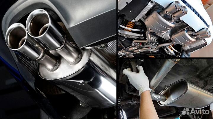 Ремонт глушителя Porsche Cayenne 2014-2018