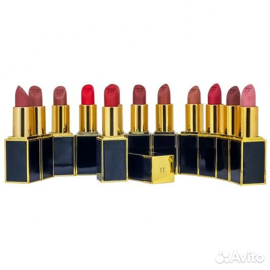 Набор помад Tom Ford 12шт(черный) тон 1
