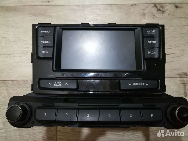 Штатная магнитола hyundai solaris 2 на зап. части