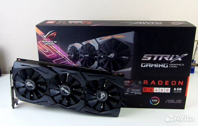 Видеокарта RX 480 8gb