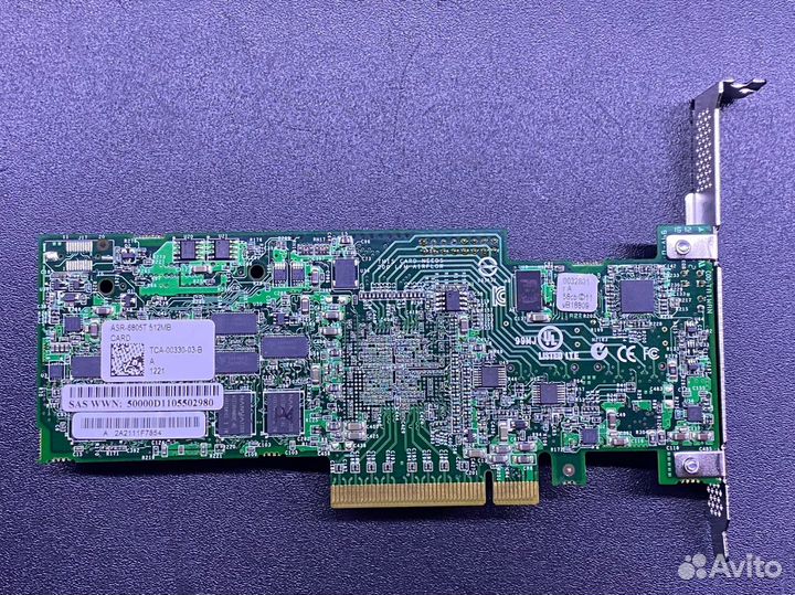 Контроллер SAS raid Adaptec ASR-6805T (ASR-6805)