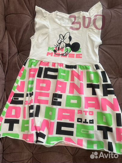 Платья, футболки, шорты, вещи на девочку 110-116