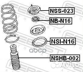 Опора амортизатора nissan almera N16 NSS-023 NS