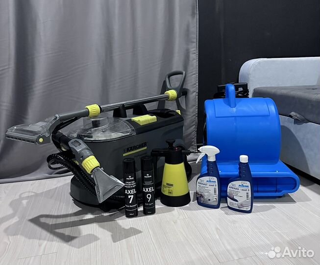 Аренда моющего пылесоса karcher puzzi сушка