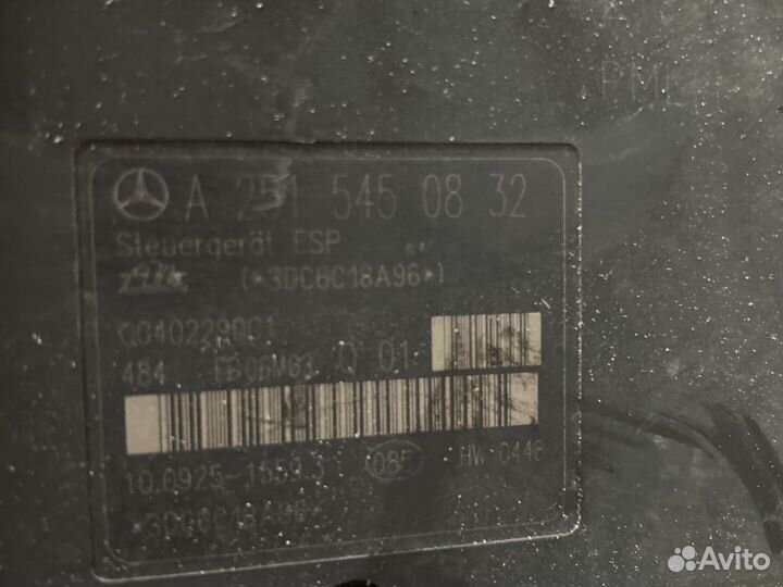 Блок ABS ESP на Мерседес w164 x164 w251