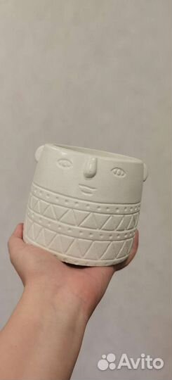 Кашпо из бетона