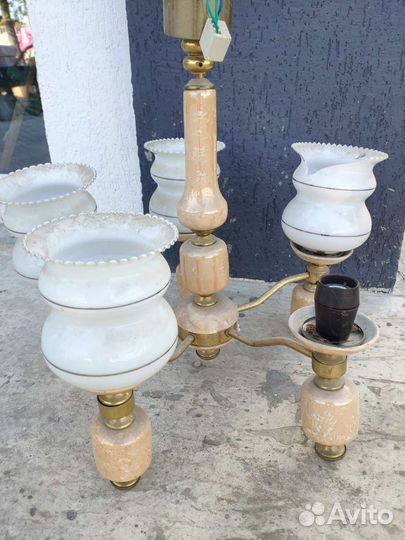 Люстра СССР, Польша. Винтаж, раритет, ретро