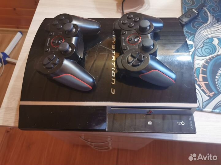 Sony playstation 3 fat бу + геймпады
