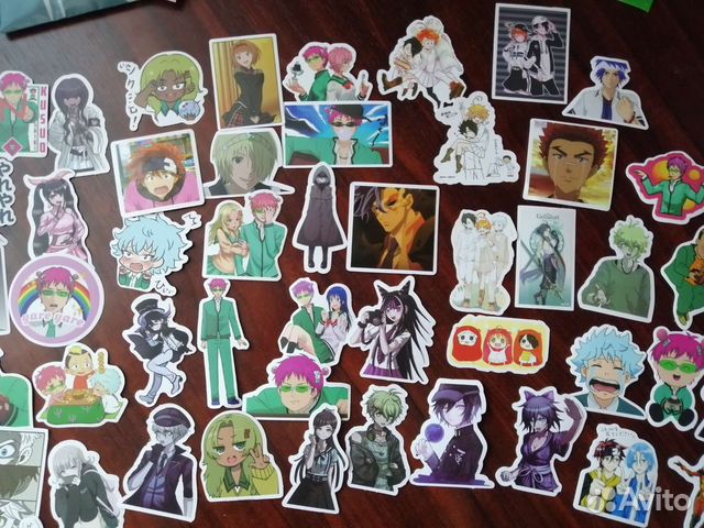 Наклейки с аниме
