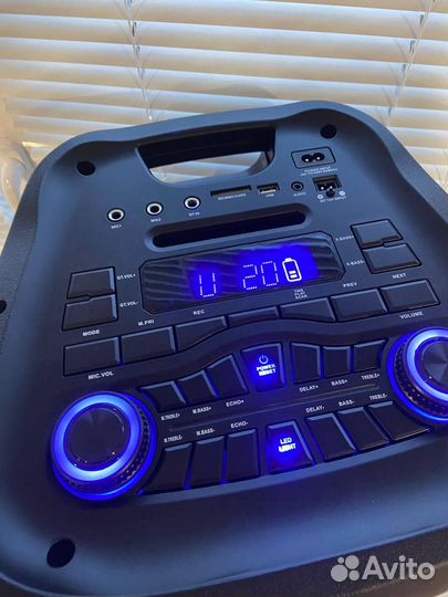 Мощная блютуз колонка 1200 Ватт (Новая + Гарантия)