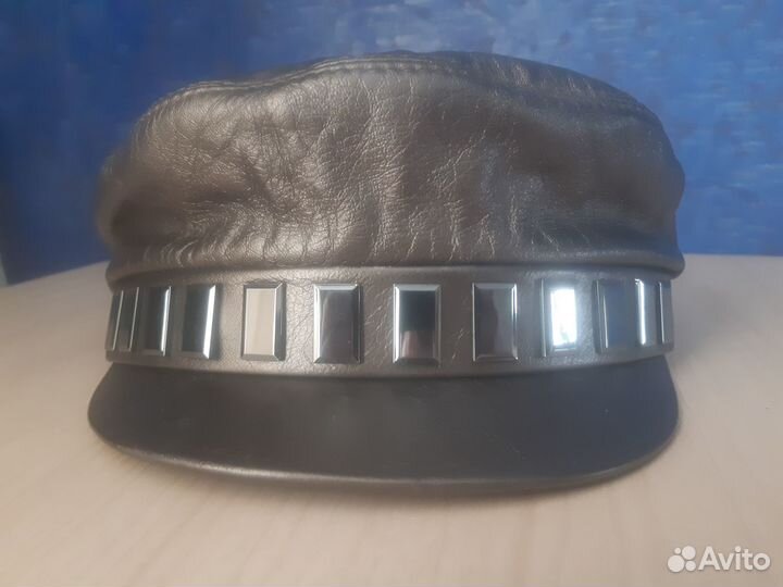 Картуз женский натуральная кожа