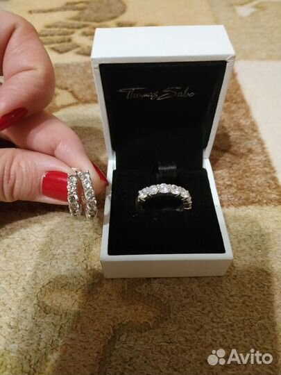 Thomas Sabo кольцо + серьги