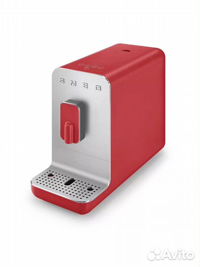 Кофемашина Smeg автоматическая зерновая красная