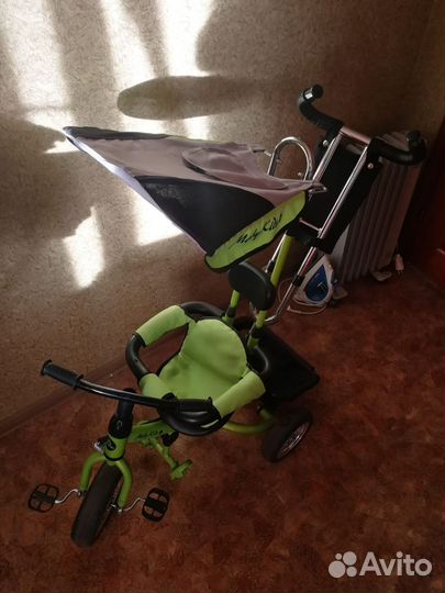 Трехколесный велосипед с родительской ручкой