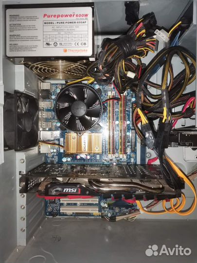 Игровой компьютер на Intel, SSD, HDD, RX 570