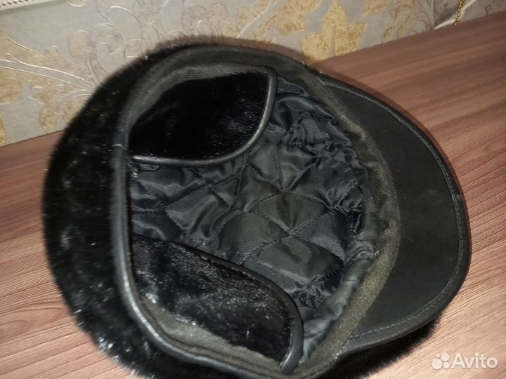 Меховая мужская кепка