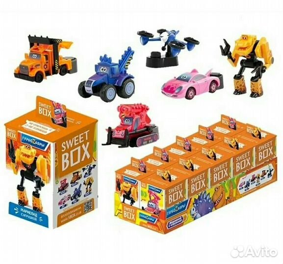 Sweet Box Турбозавры 10шт