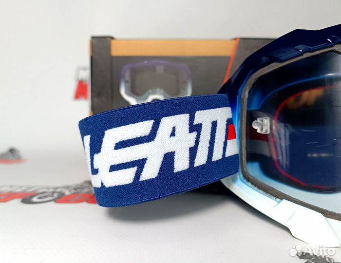 Очки кроссовые leatt Velocity 4.5 Royal / Clear